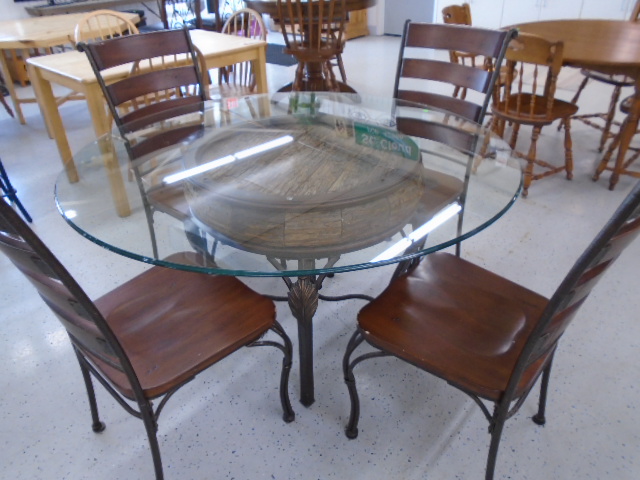 Glass Top Dining Room Set