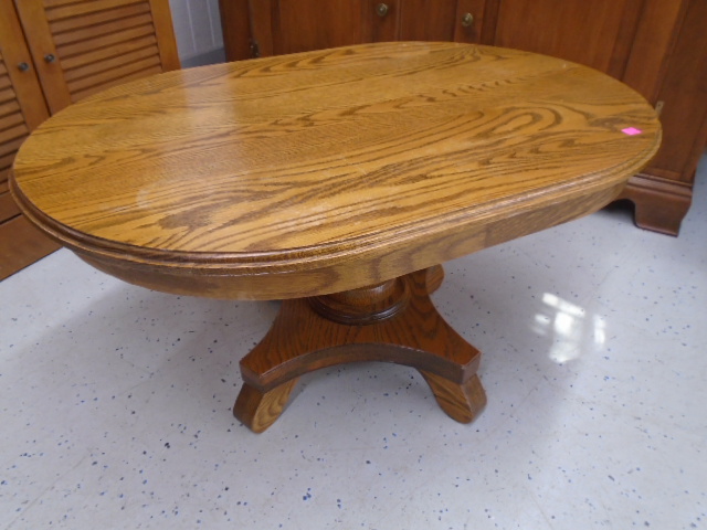 Small Solid Oak Coffee Table